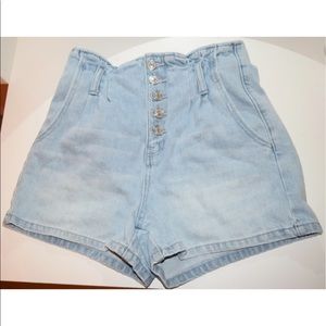 American Eagle Paper bag Denim Shorts
